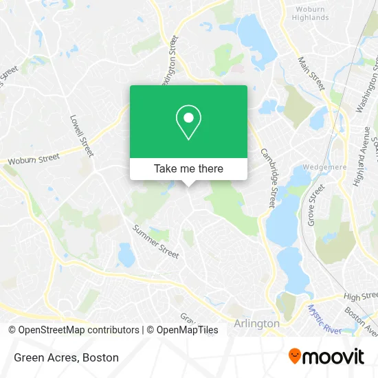 Green Acres map
