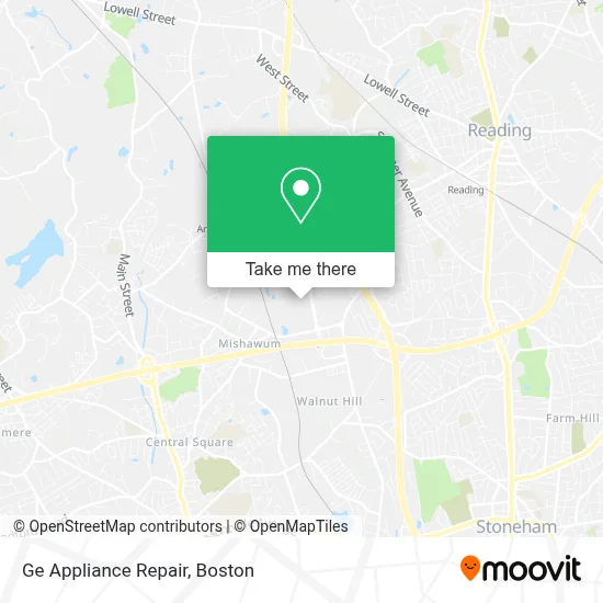Ge Appliance Repair map