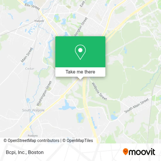 Bcpi, Inc. map