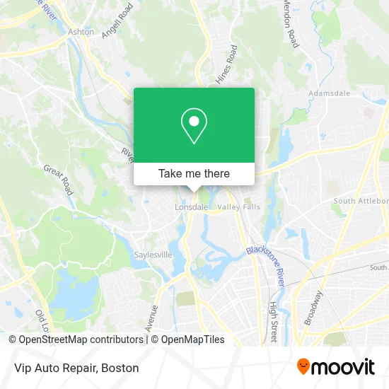 Vip Auto Repair map