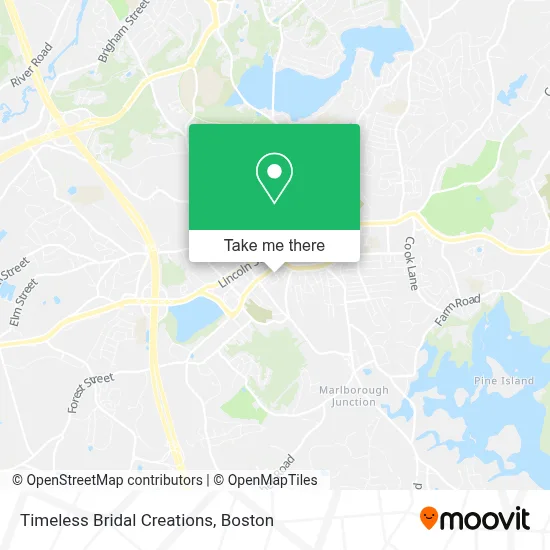 Timeless Bridal Creations map