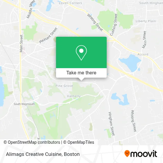 Alimags Creative Cuisine map