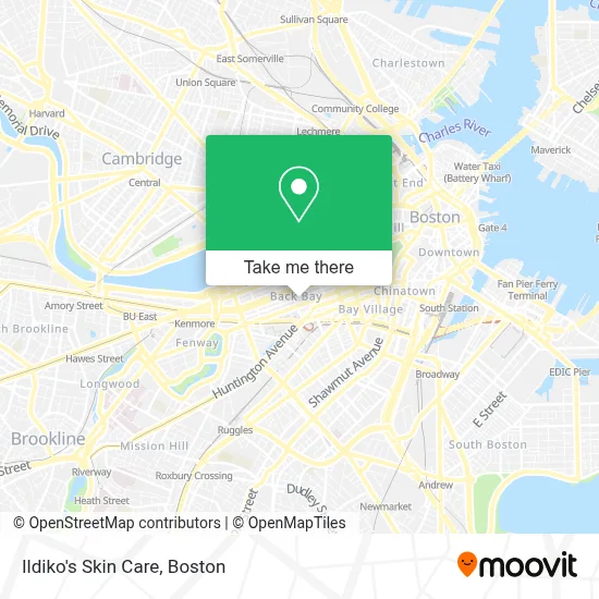 Ildiko's Skin Care map