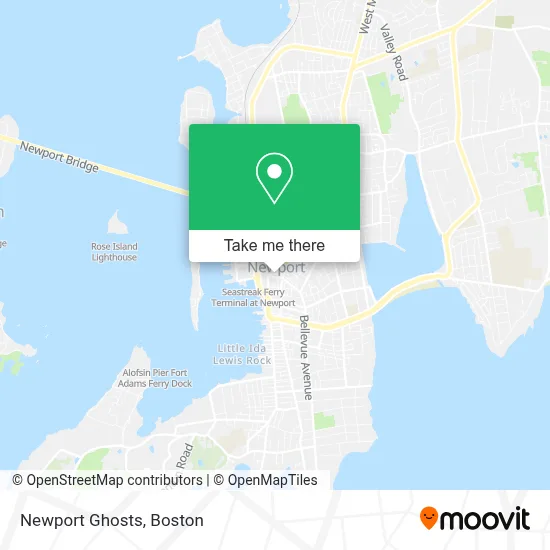 Newport Ghosts map