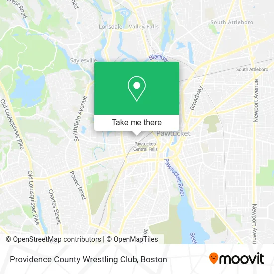 Providence County Wrestling Club map