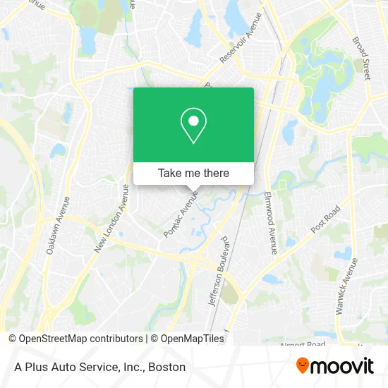 A Plus Auto Service, Inc. map