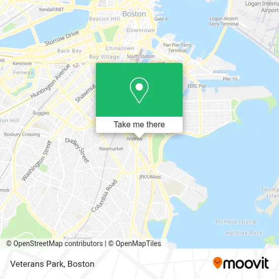 Veterans Park map