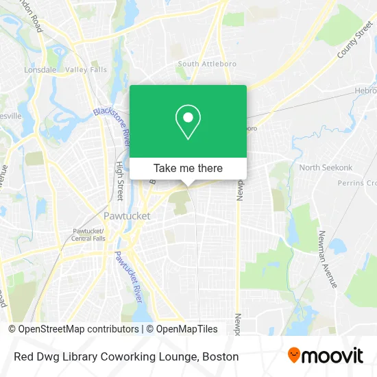 Red Dwg Library Coworking Lounge map