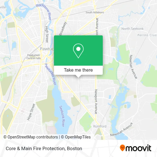 Core & Main Fire Protection map