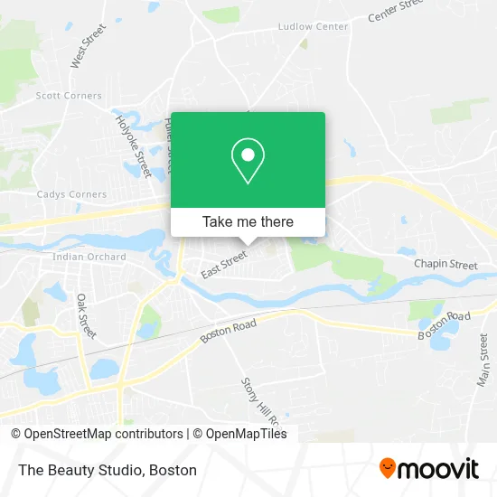 The Beauty Studio map