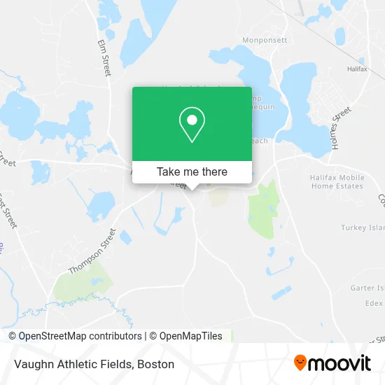 Vaughn Athletic Fields map