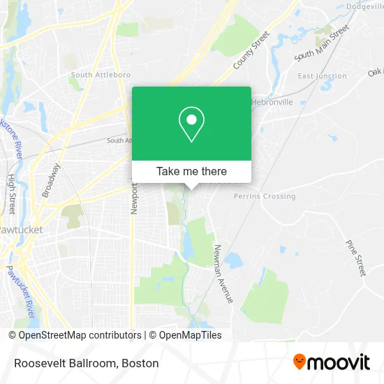 Roosevelt Ballroom map