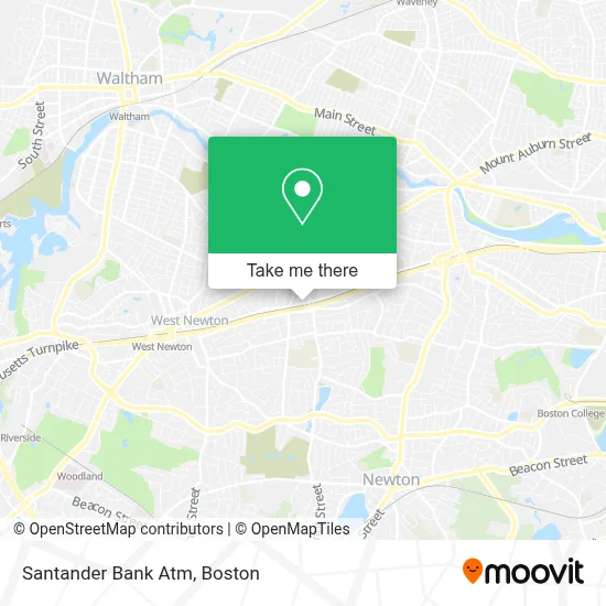 Santander Bank Atm map