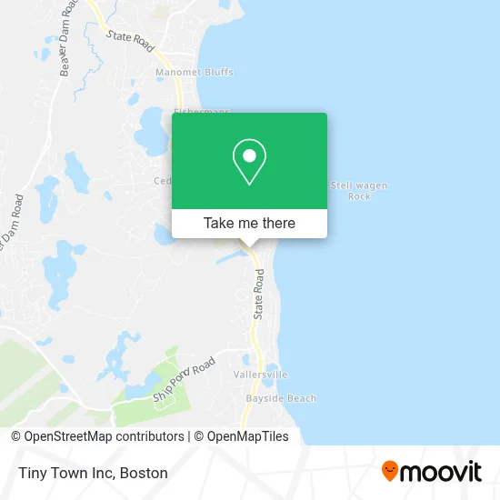 Tiny Town Inc map