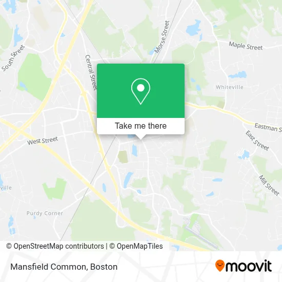 Mansfield Common map