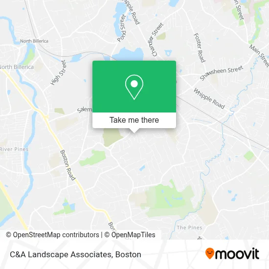 C&A Landscape Associates map