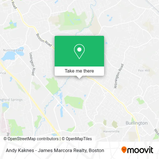 Andy Kaknes - James Marcora Realty map