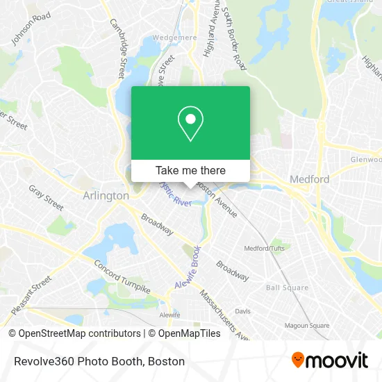 Revolve360 Photo Booth map