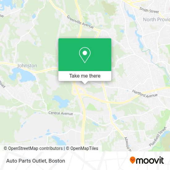 Auto Parts Outlet map