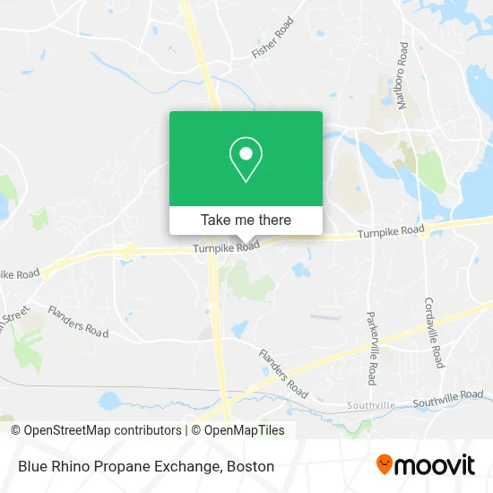 Blue Rhino Propane Exchange map