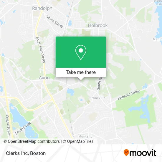Clerks Inc map