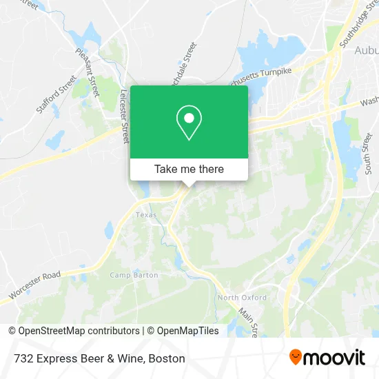 732 Express Beer & Wine map