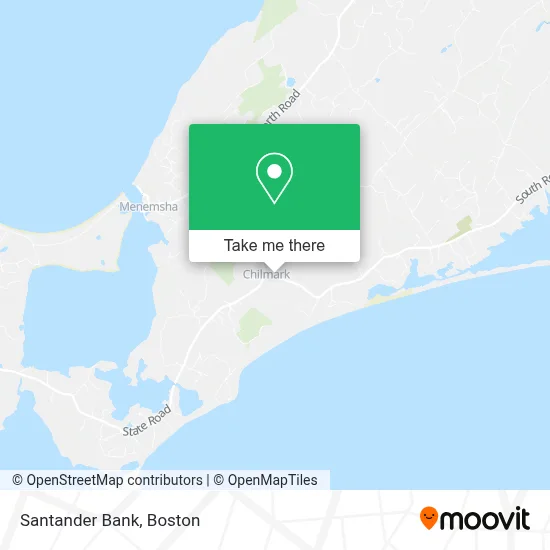 Santander Bank map