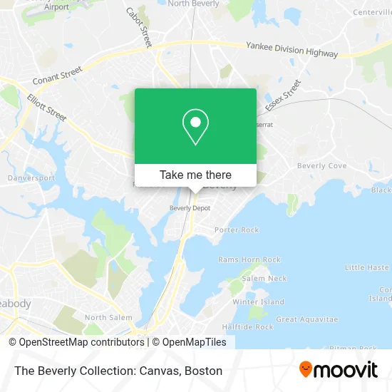 The Beverly Collection: Canvas map