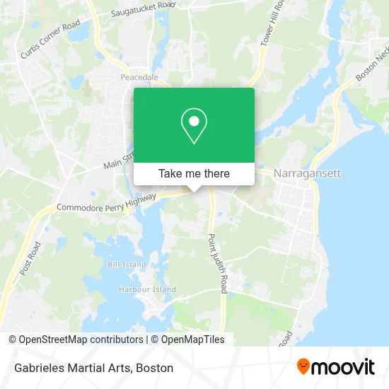 Gabrieles Martial Arts map