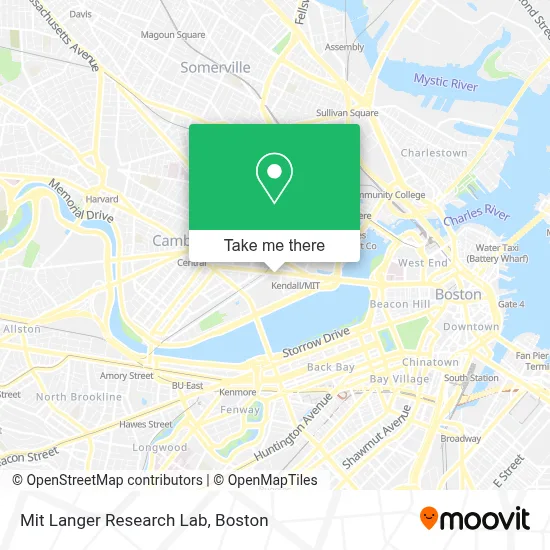 Mit Langer Research Lab map