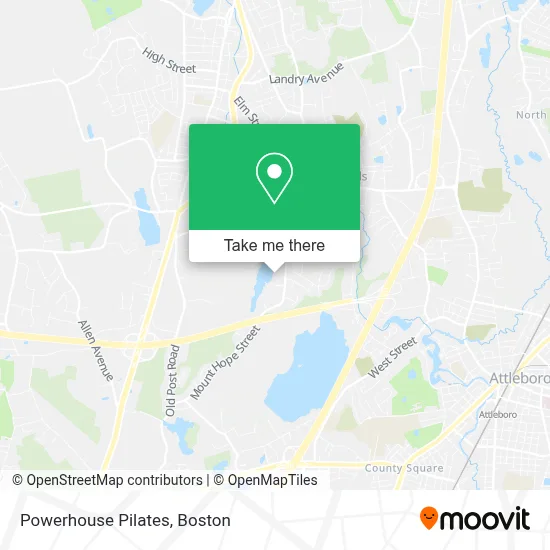 Powerhouse Pilates map