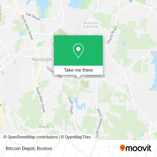Bitcoin Depot map