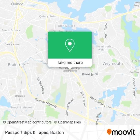 Passport Sips & Tapas map