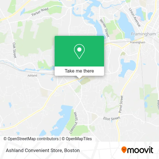 Ashland Convenient Store map