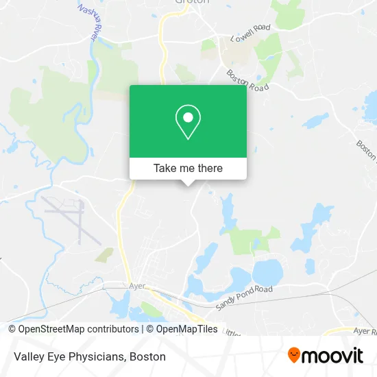 Valley Eye Physicians map
