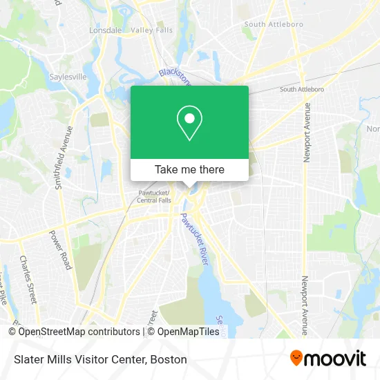 Slater Mills Visitor Center map