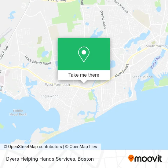 Dyers Helping Hands Services map