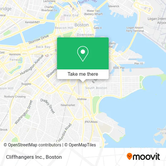 Cliffhangers Inc. map