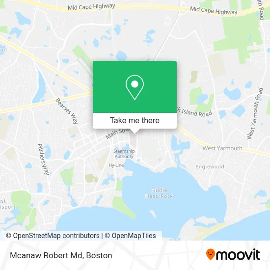 Mcanaw Robert Md map
