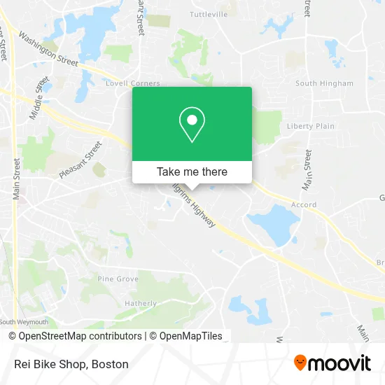 Rei Bike Shop map