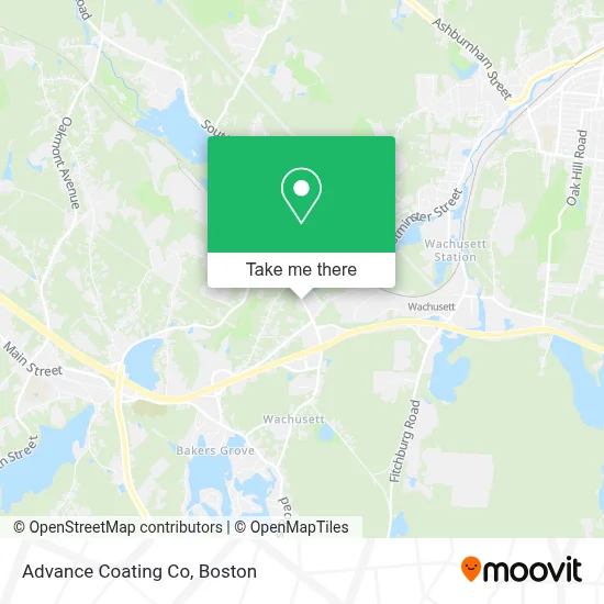Advance Coating Co map