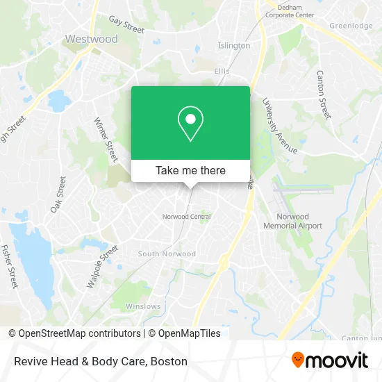 Revive Head & Body Care map