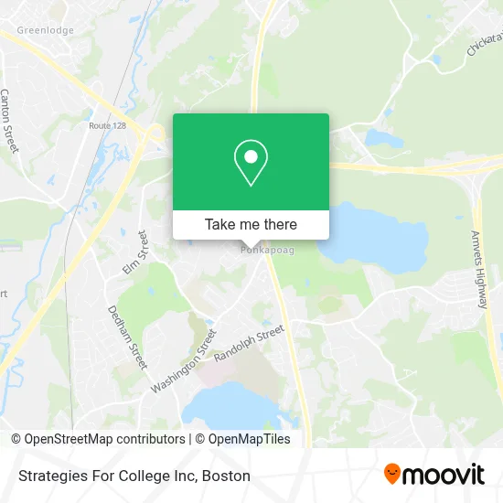 Strategies For College Inc map