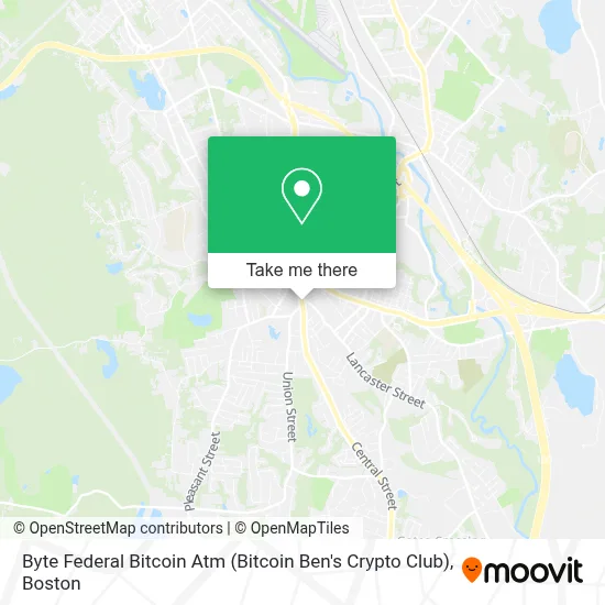 Byte Federal Bitcoin Atm (Bitcoin Ben's Crypto Club) map
