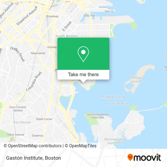 Gastón Institute map