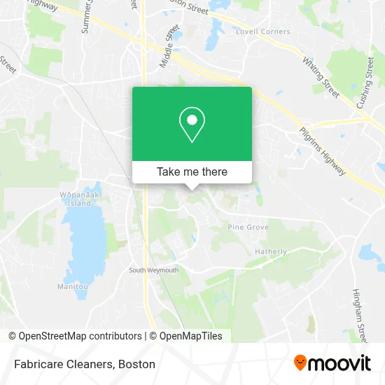 Fabricare Cleaners map
