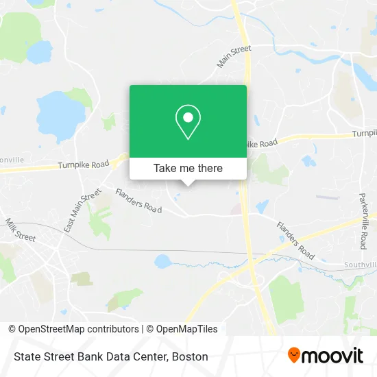 State Street Bank Data Center map