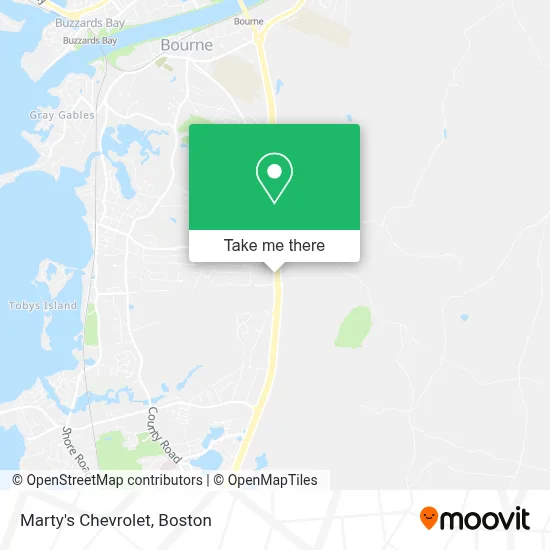 Marty's Chevrolet map