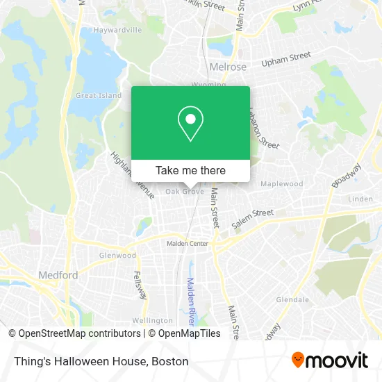 Thing's Halloween House map