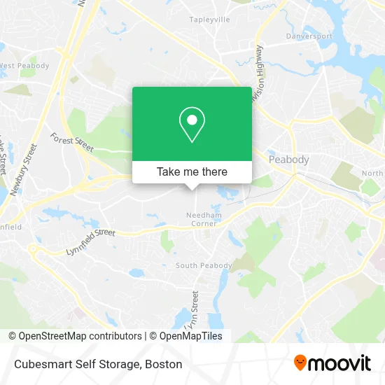 Cubesmart Self Storage map